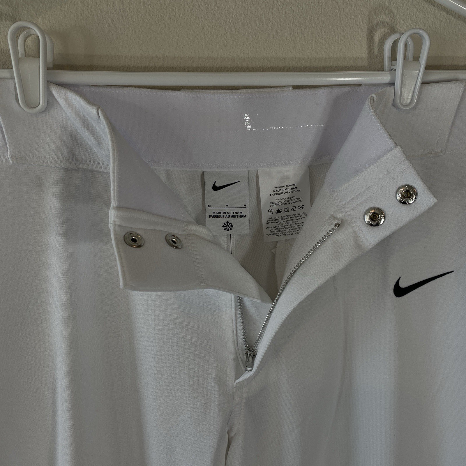 Nike Vapor Select Pro Baseball Pants White FZ1369-100 $45 - Medium