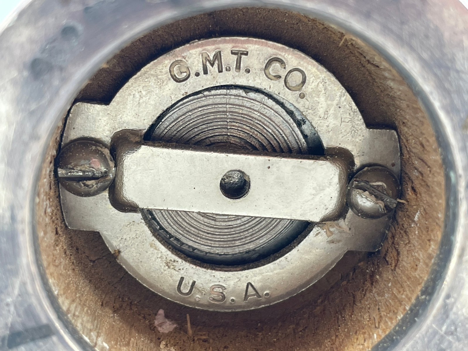 Sterling Silver Pepper Grinder Pair- One GMT Exemplar & One With Shield Hallmark