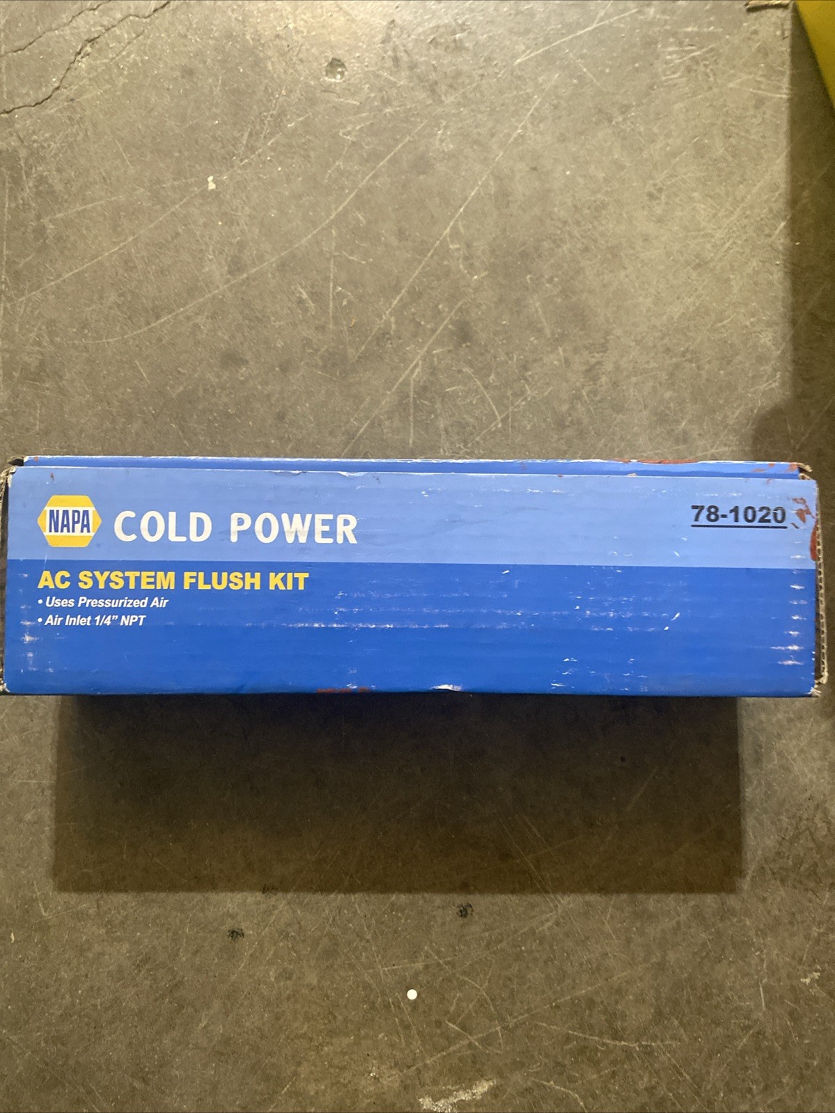 Napa a/c Flush Kit Cold Power  Uses Compressed Air. Air Inlet 1/4” Not