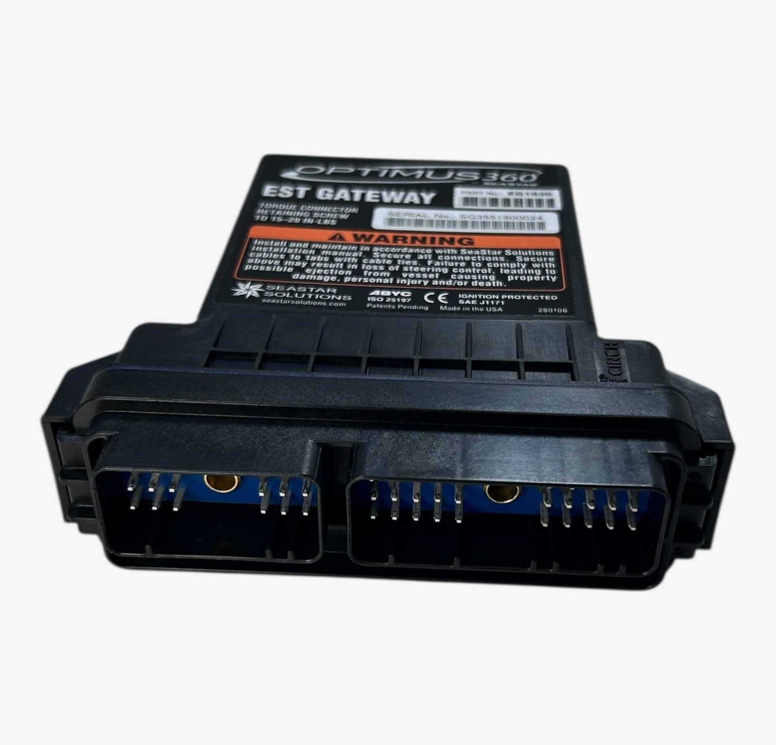 Seastar Solutions EG1820, Optimus 360 Twin Yamaha EST Gateway Interface Module