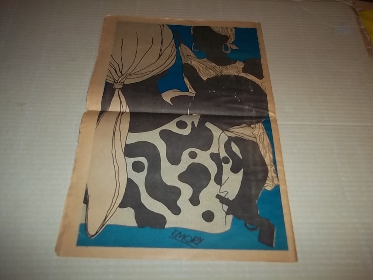 Black Panther Newspaper April 6, 1969 Lil Bobby Hutton, Eldridge Cleaver VG+