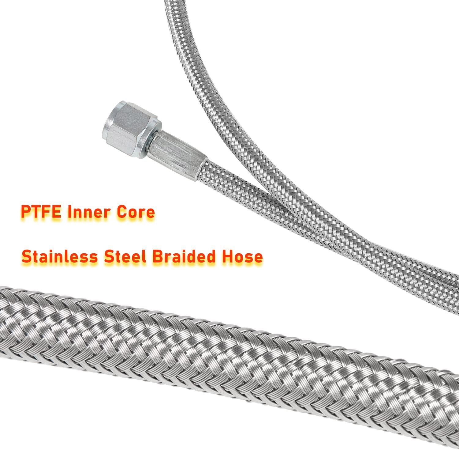 Front Stainless Steel Braided Brake Line kit For Yamaha Banshee 350 1987-2015