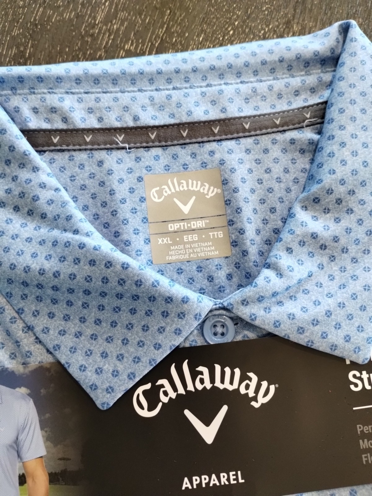 Callaway Opti-Dri Performance Stretch Golf Polo Men's XXL