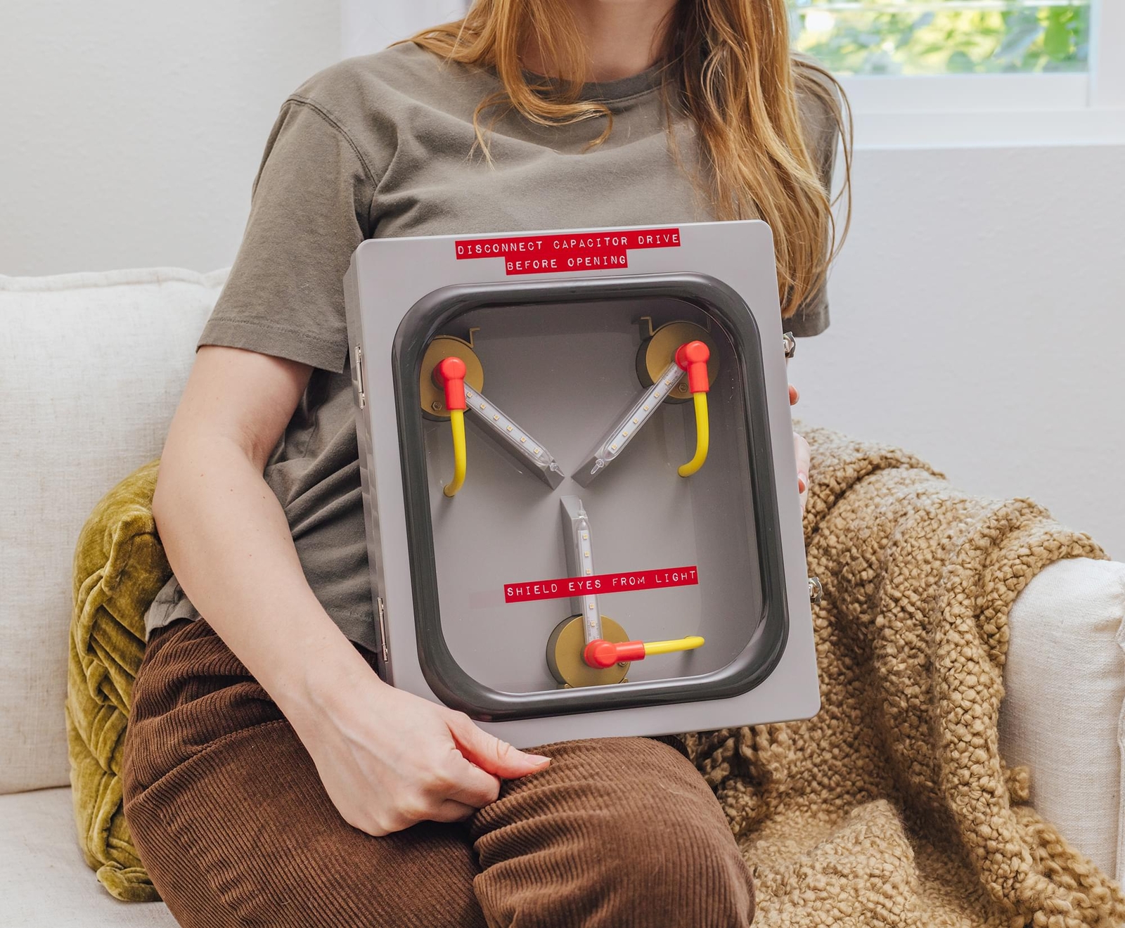 Back To The Future Life-Size 1/1 Scale Flux Capacitor Replica 12-Inch LED Mood