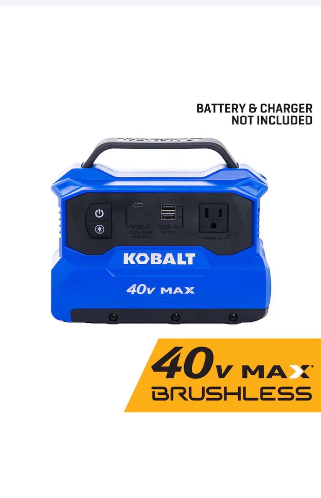 Kobalt Gen4 300-Watt Portable Power Station
