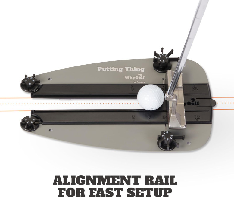 Putting Thing – Golf Training Aid for Accuracy & Green Reading Tool Practice Set