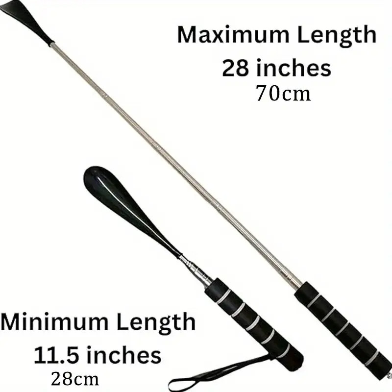 Shoe Horn Extra Long Handle Stainless Steel 28" Handled Metal Shoehorn Horns