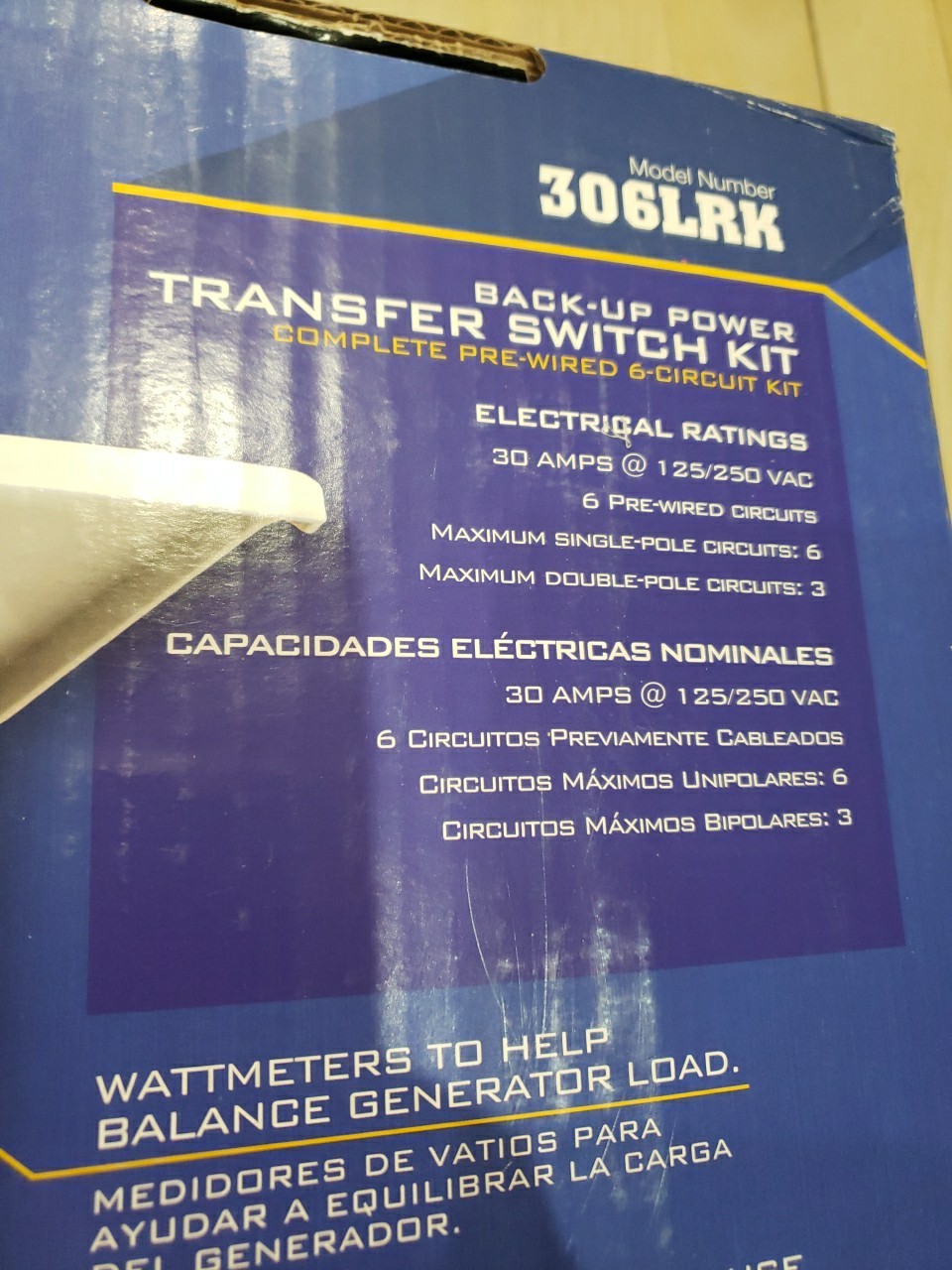 Reliance 31406CRK 6-Circuit Transfer Switch Kit