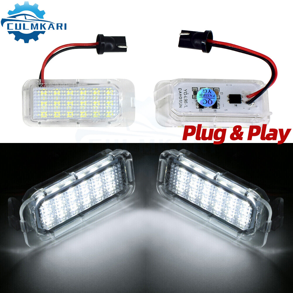 For Ford Explorer Escape Expedition Fusion White 18-SMD LED License Plate Lights
