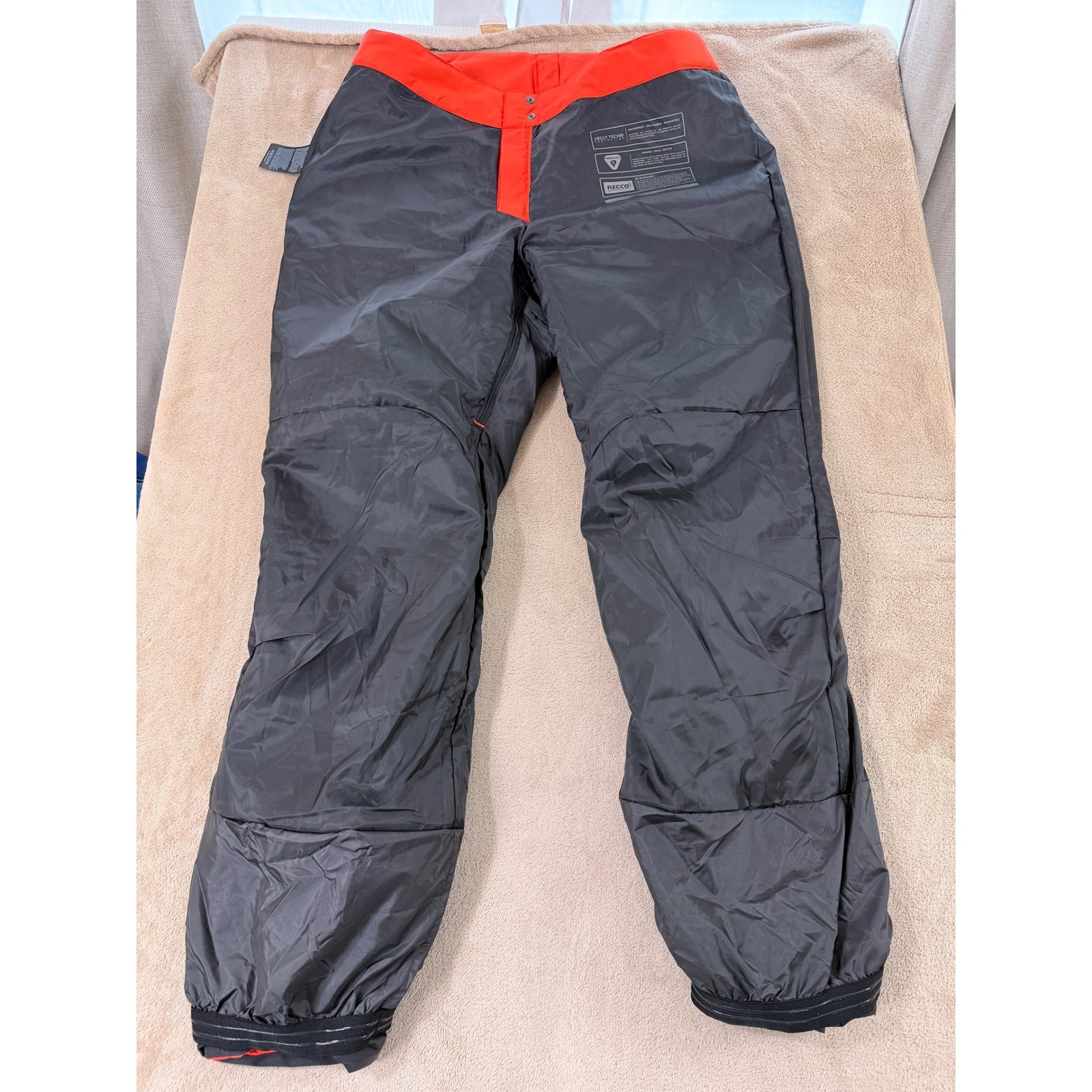 Helly Hansen Helly Tech Recco Snowboard Ski Pants Men's XL Orange Waterproof EUC