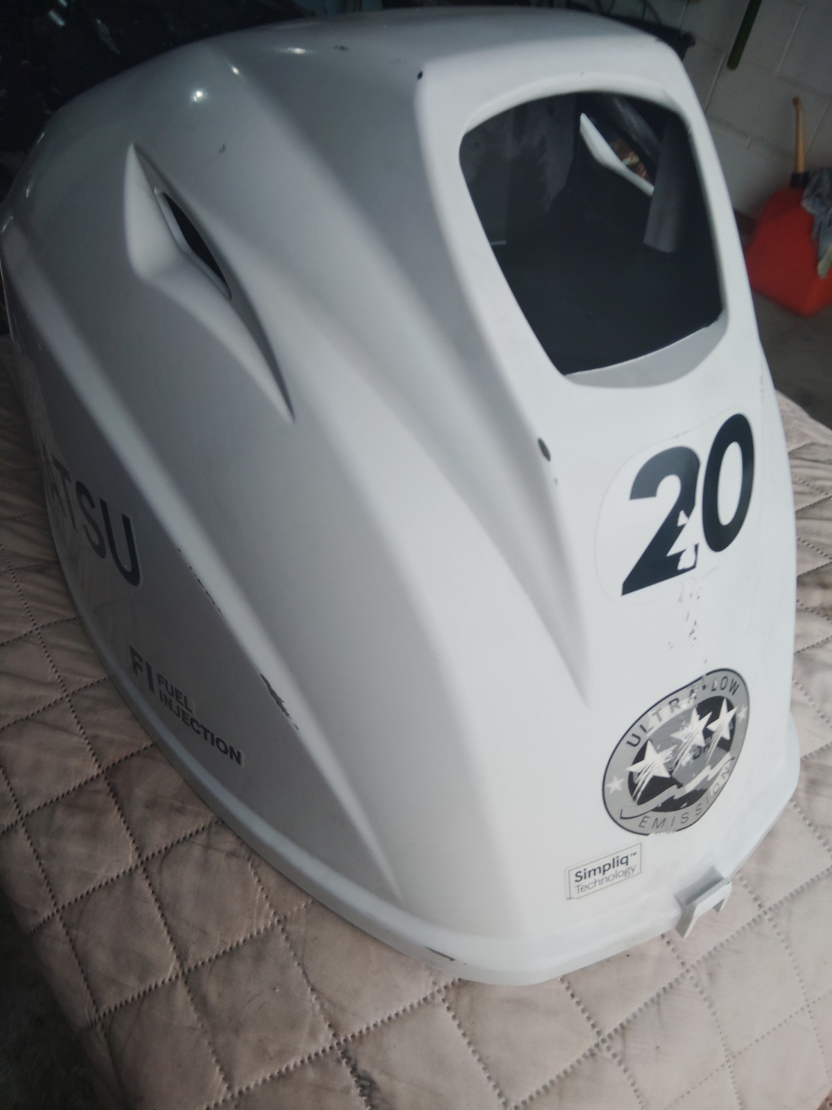 Tohatsu MFS20E-20hp Top Cowling Cover Hood W/Seal 2020-2022 / 3RSW676451