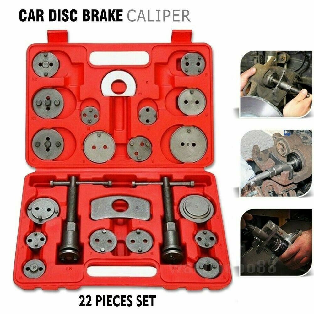 22pcs Heavy Duty Disc Brake Caliper Tool Set and Wind Back Kit