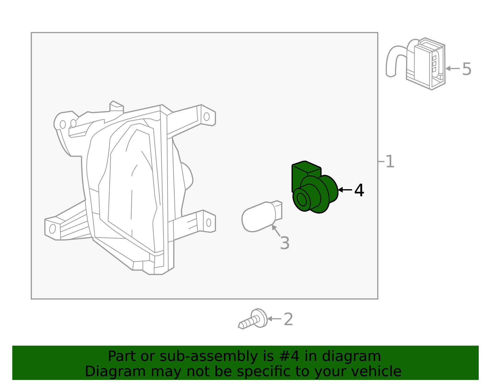 Genuine GM Front Turn Signal Lamp Socket 84174041