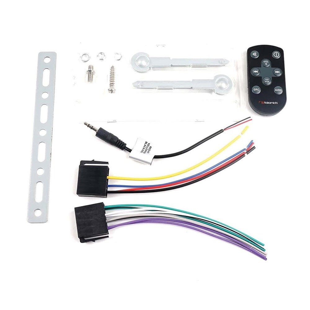 NAKAMICHI NQ822B SINGLE DIN CD USB AUX CAR RECEIVER WITH BLUETOOTH