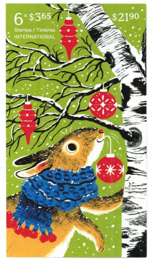 Canada - New Christmas Booklet - 2025 - 6 International Stamps