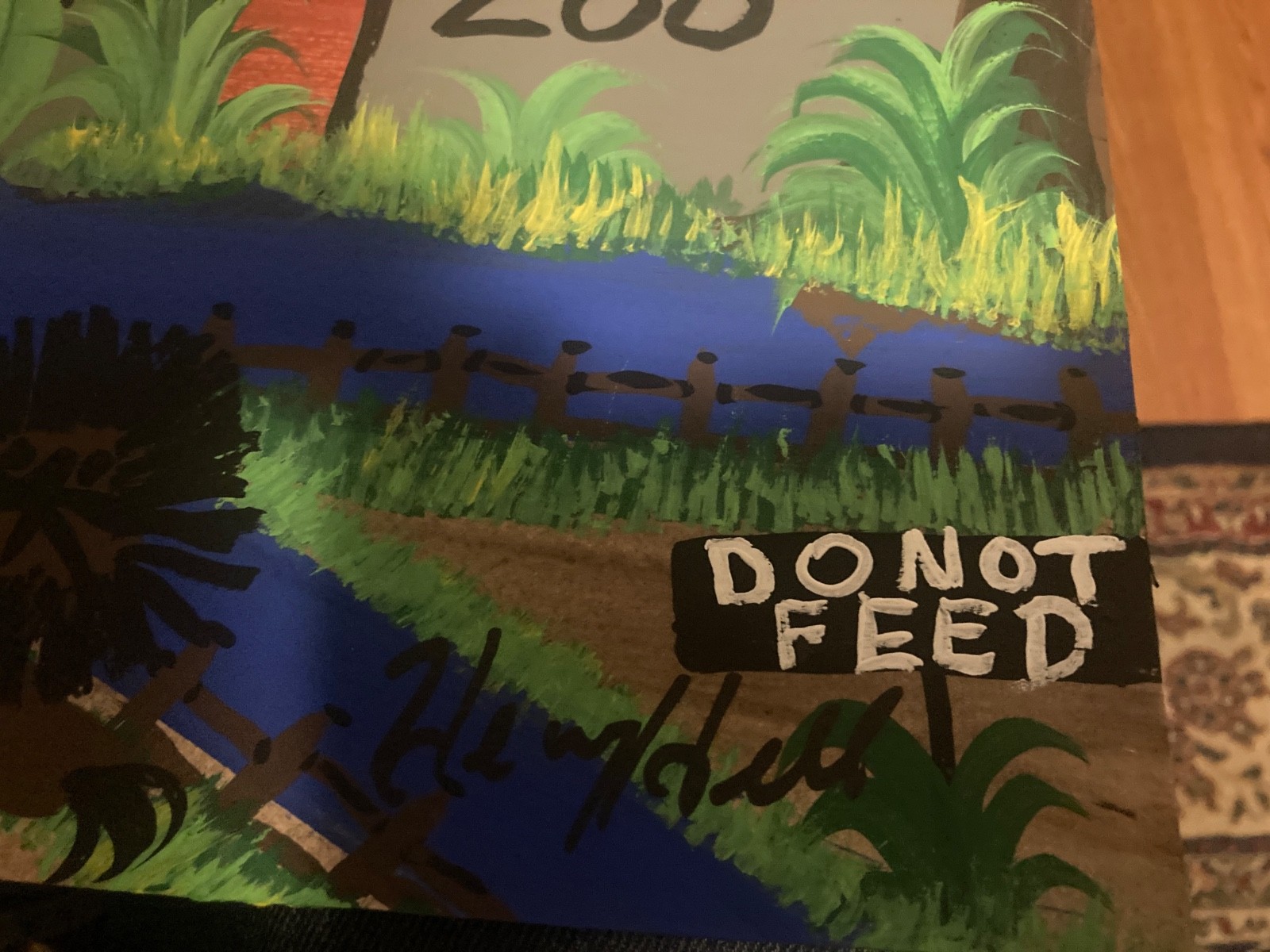 henry hill goodfellas Signed Original Goodfellas Painting TANPA ZOO COA ON BACK