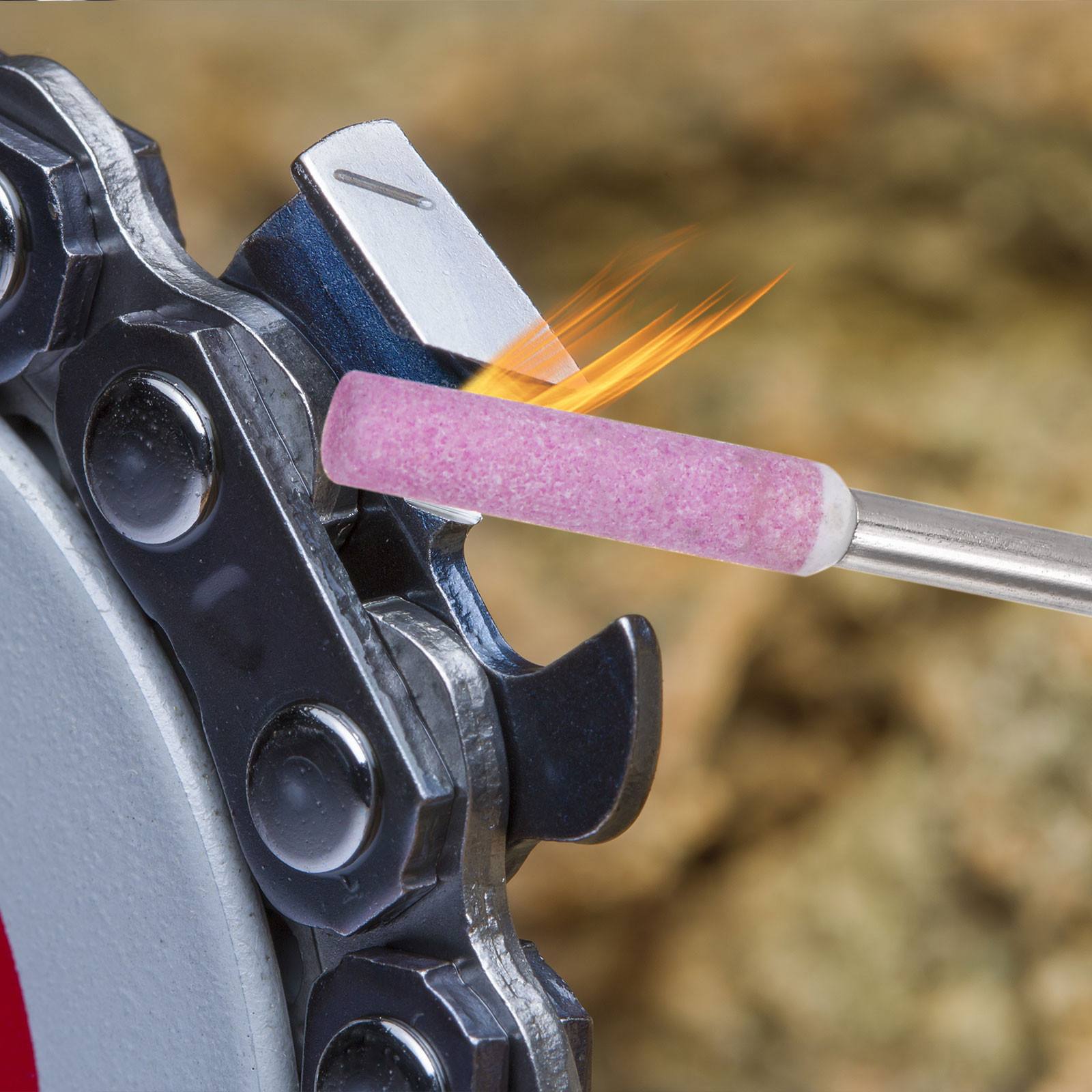 12pcs Diamond Coated Chainsaw Sharpener Bits 7/32" Chain Saw Grinder Ceramics