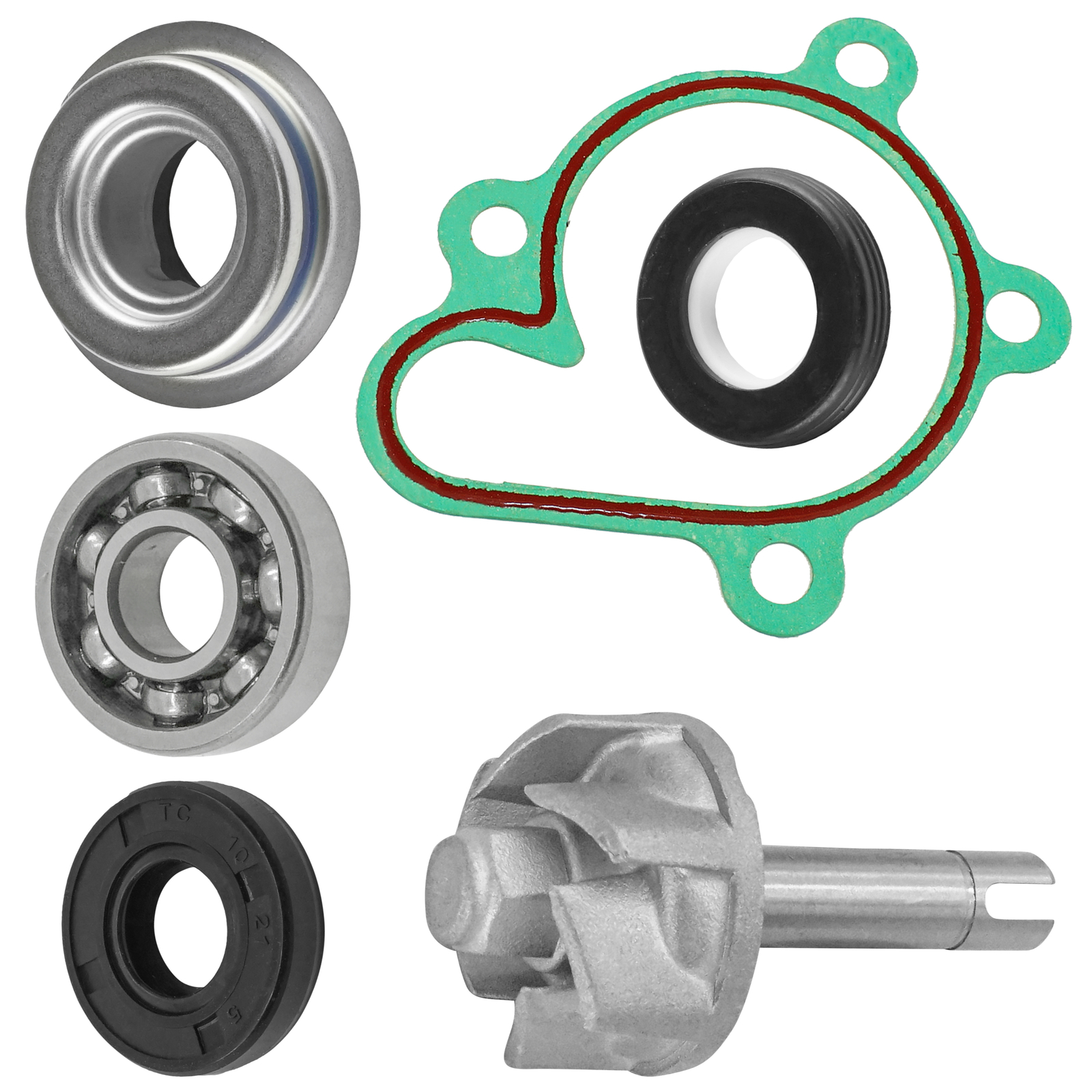 Caltric Water Pump Kit For Yamaha Grizzly 450 YFM450 2007-2014 11H-12438-10-00