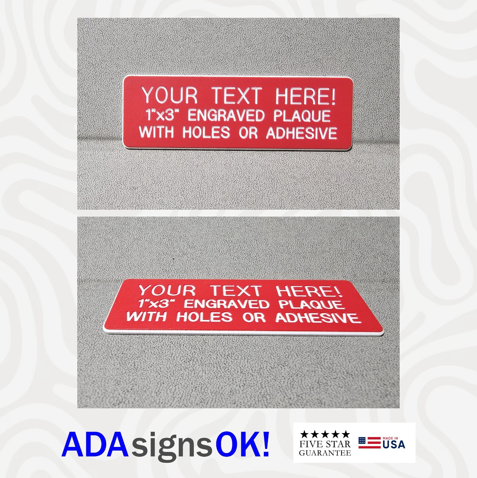 ENGRAVED SIGNS! Custom Name Plates, Plastic Labels, Office Door & Desk Plaques