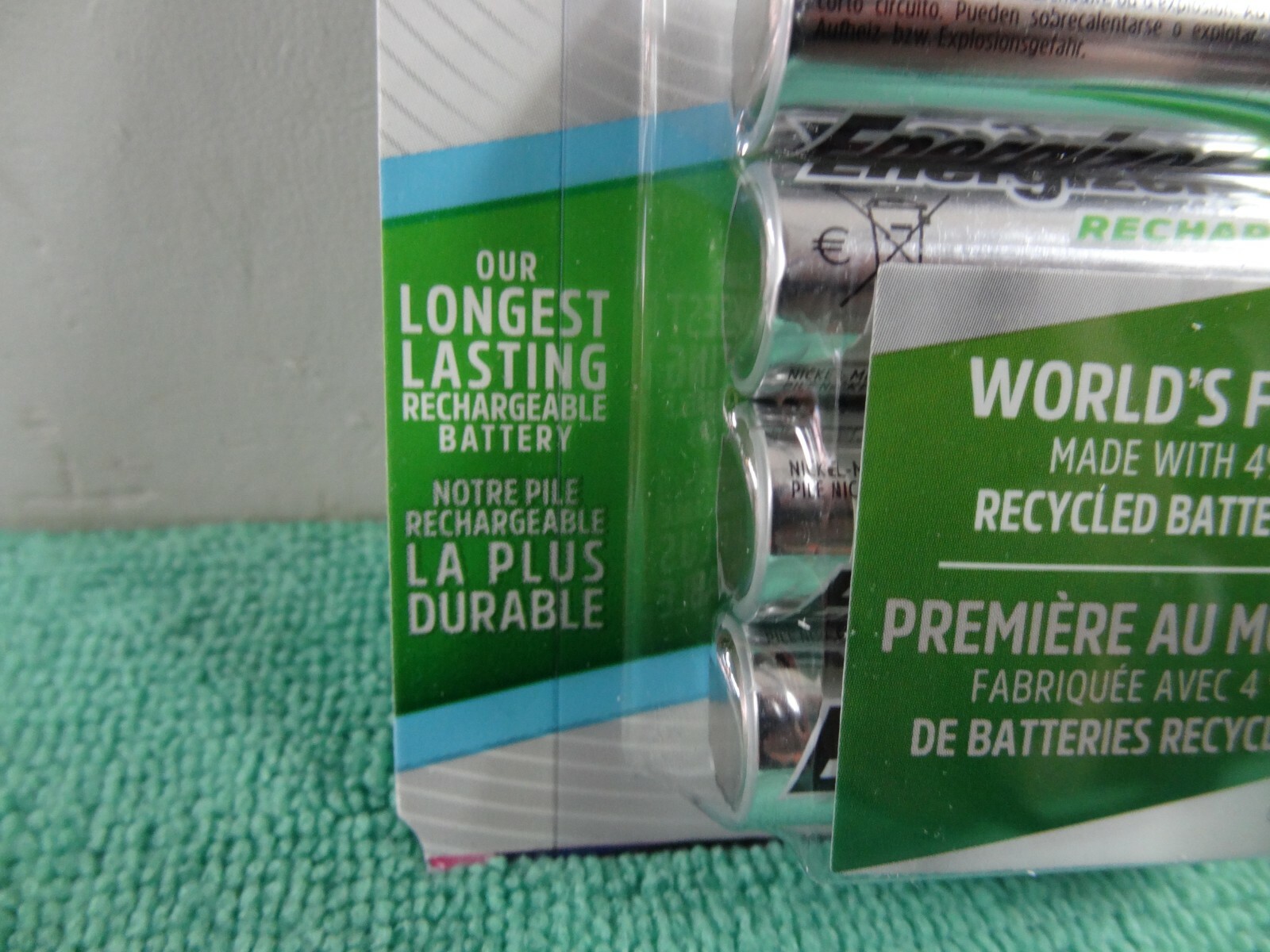 Energizer Recharge Power Plus AA Rechargeable Batteries 2300mAh - 4 Battery Pack