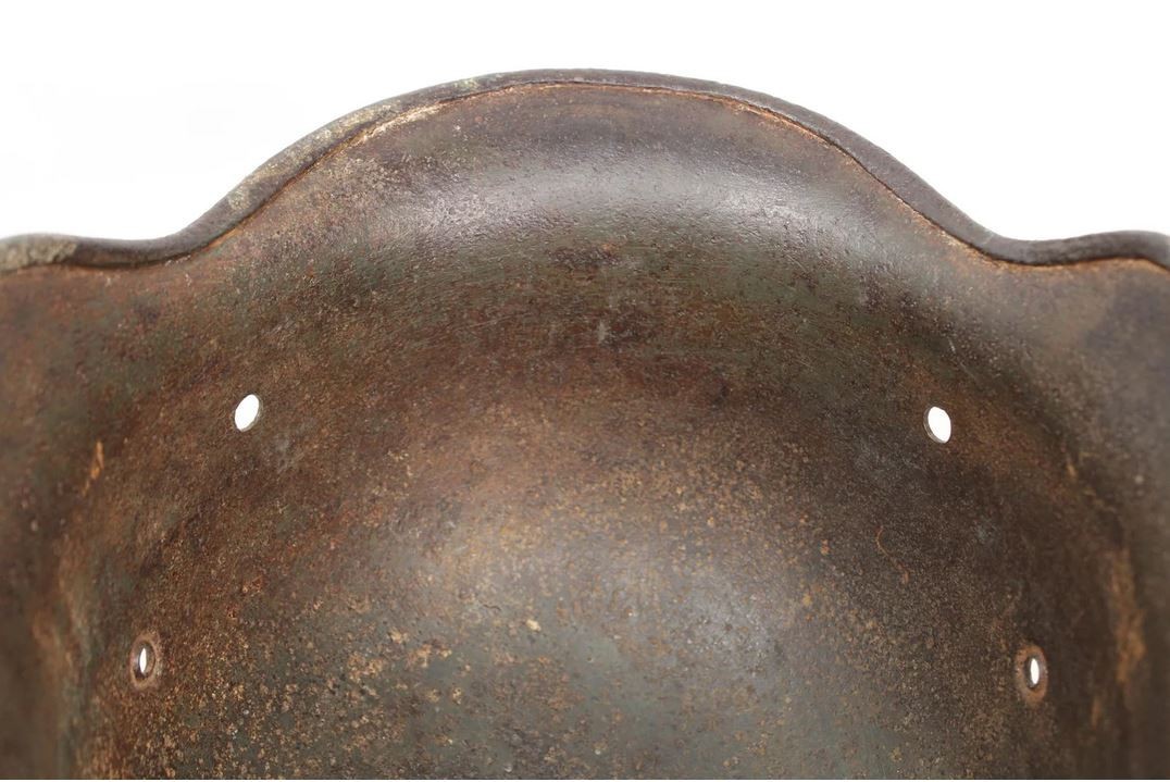 Original WW2 German Heer Single Decal Helmet Shell Size 64
