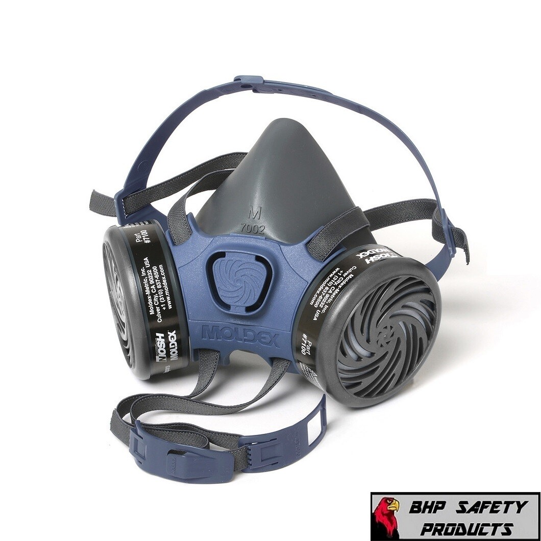 Moldex Half Face Respirator Mask with Cartridge Option, Respiratory Protection
