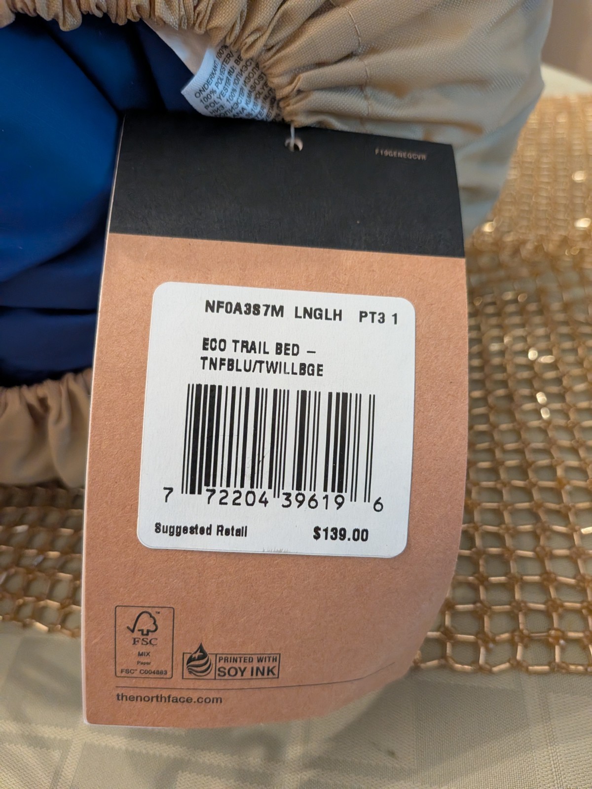 Lot Of 2 The North Face Eco Trail Bed 20F/-7C Sleeping Bag Long / Left Hand -New