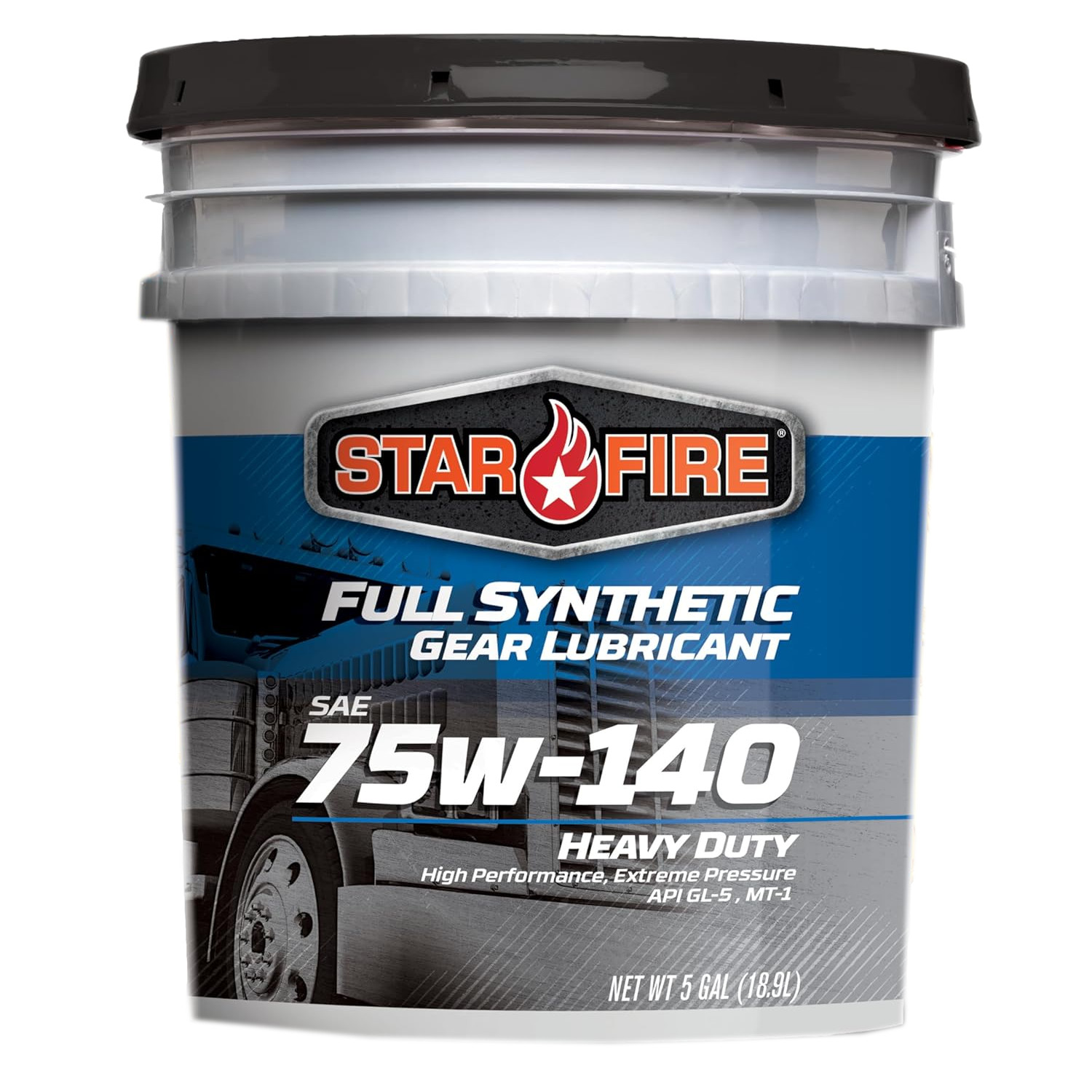 Starfire 807-05 Full Syn Gear Lubricant SAE GL-5 Gear Oil 75W-140 - 5 Gallon Pai