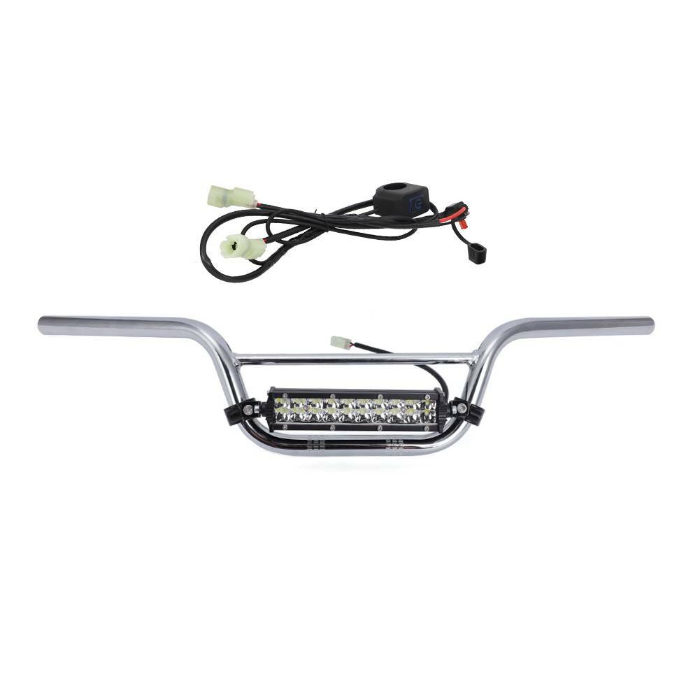 For KLX110 KLX110L CRF110 Pitbike Plug-N-Play LED Headlight Light Bar Switch Kit