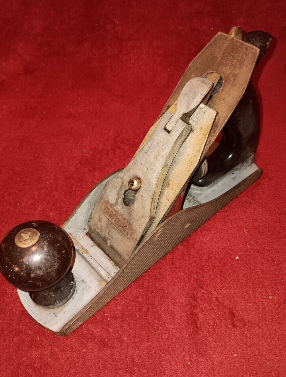 Vintage Craftsman Smooth Hand Plane 9 3/4in Made in USA