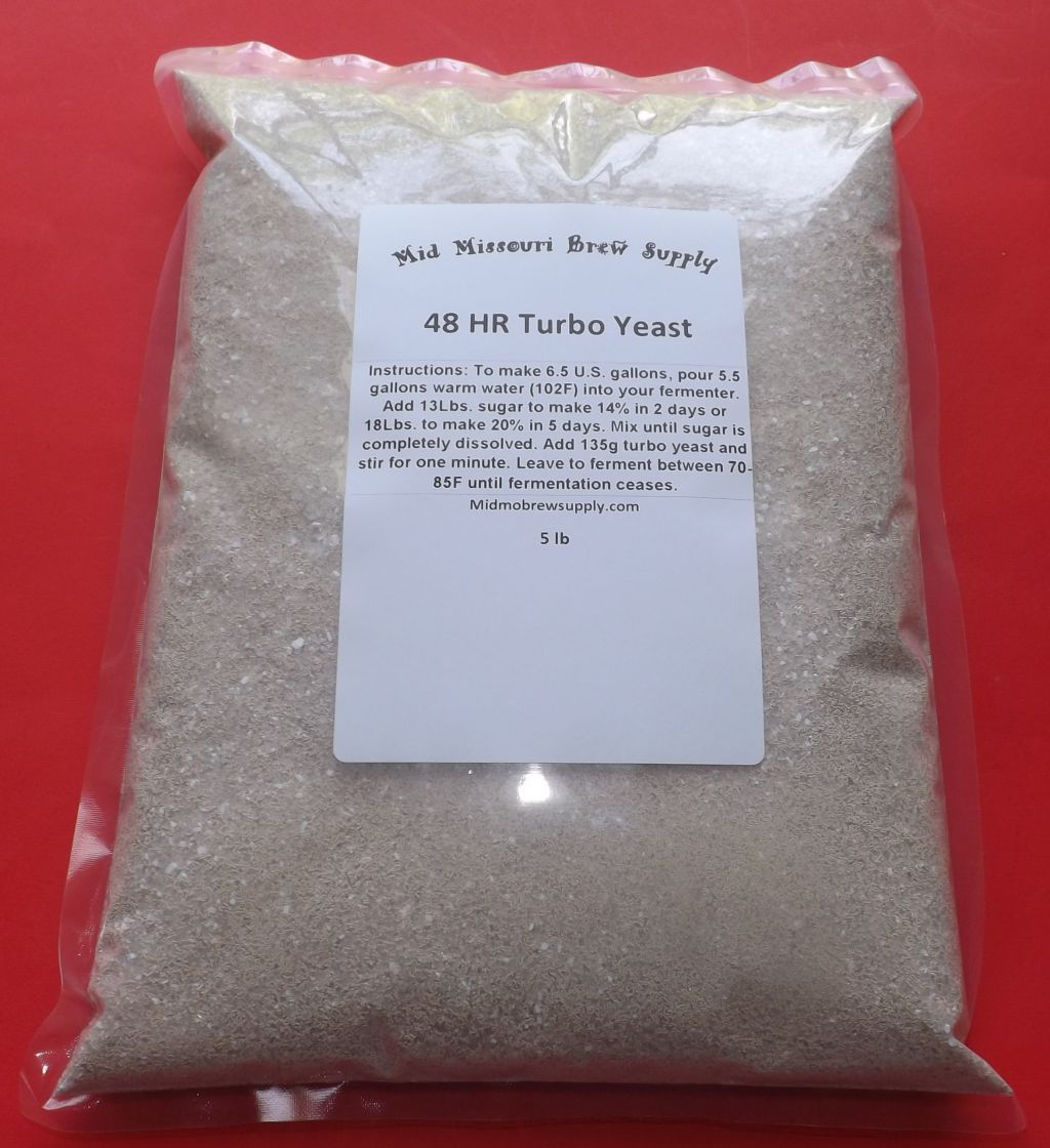 5 Pounds 48 Hour Turbo Yeast FREE SHIPPING!!! Moonshine, Whiskey, Distilling