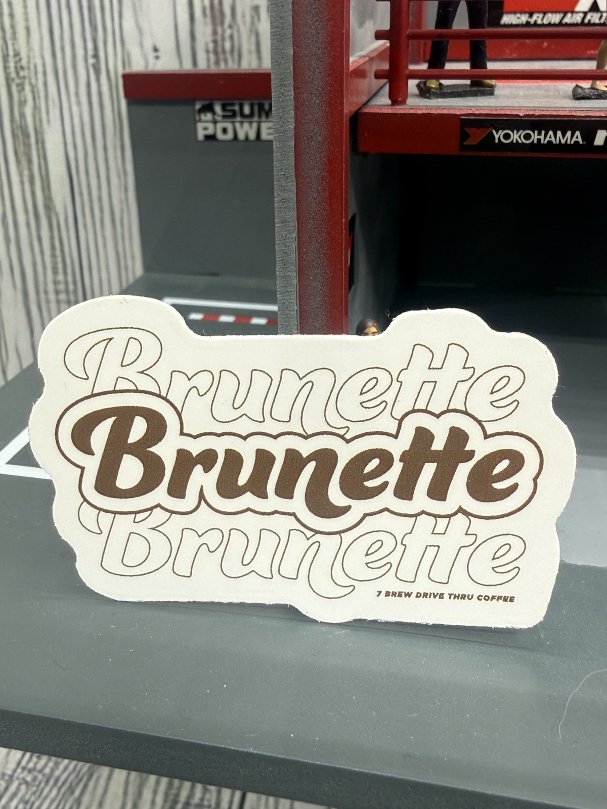 7Brew Rare Sticker  7 Brew! Brunette Sticker