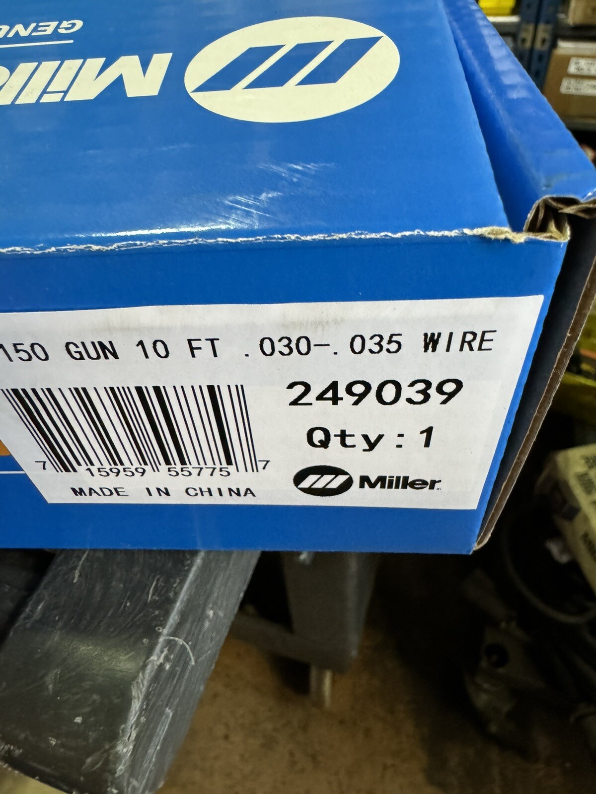 MILLERMATIC Welding Gun 249039 M15 150A 10 Ft Miller Gun For MM140 MM141 MM211