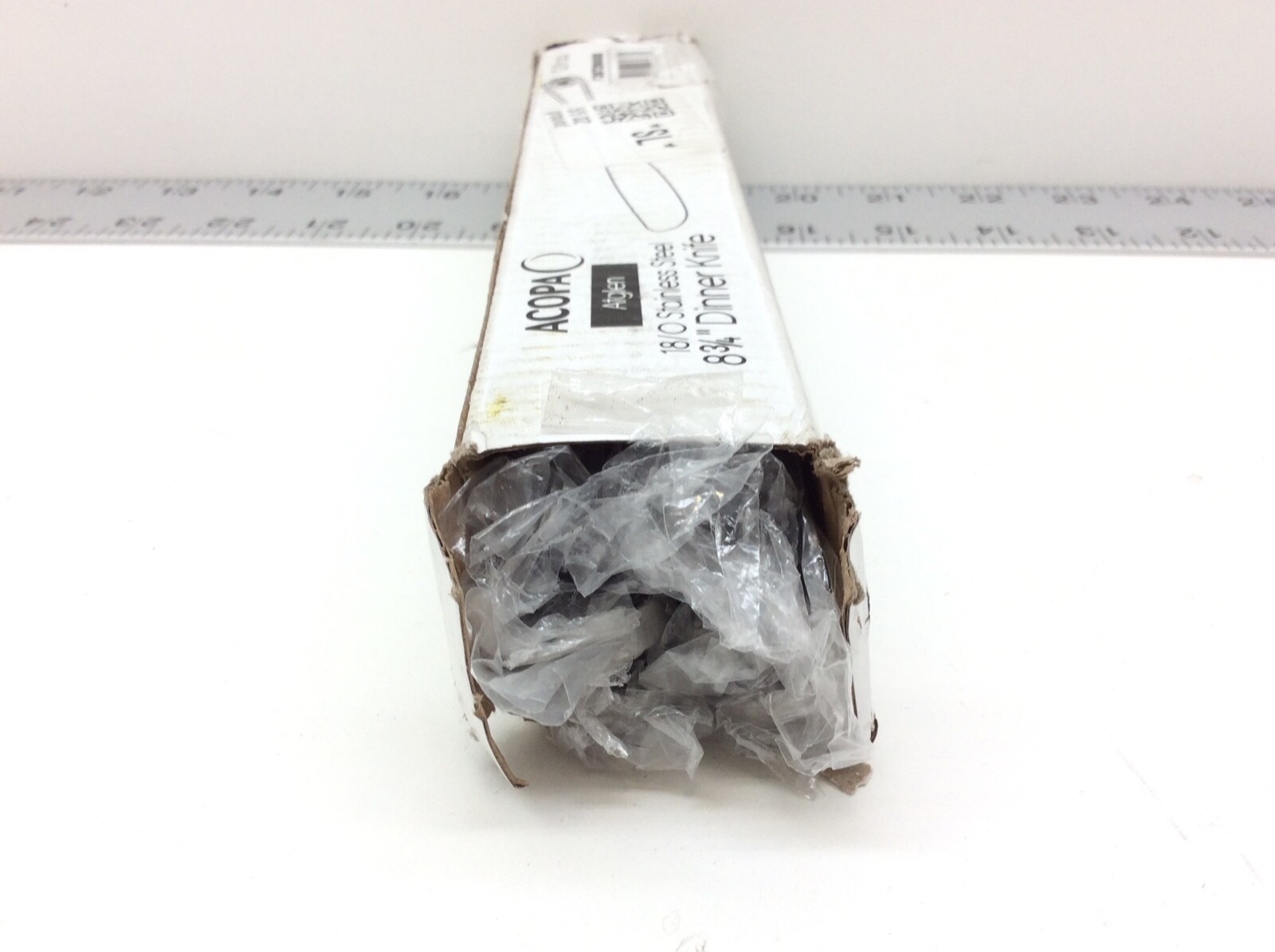 Acopa Atglen 18/0 Stainless Steel 8 3/4" Dinner Knife 12 Pack