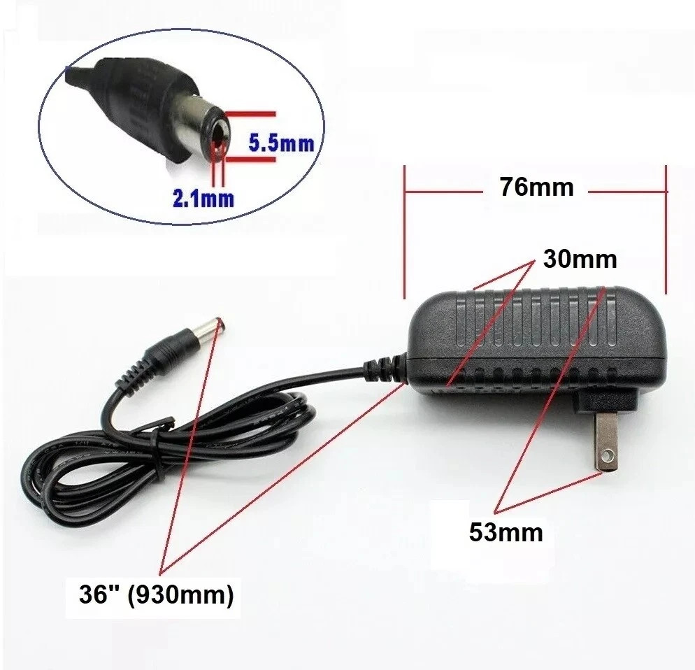 100-240V AC/DC 12V 2A Power Supply Adapter Heavy-Duty LED Light Strip 24W SMD
