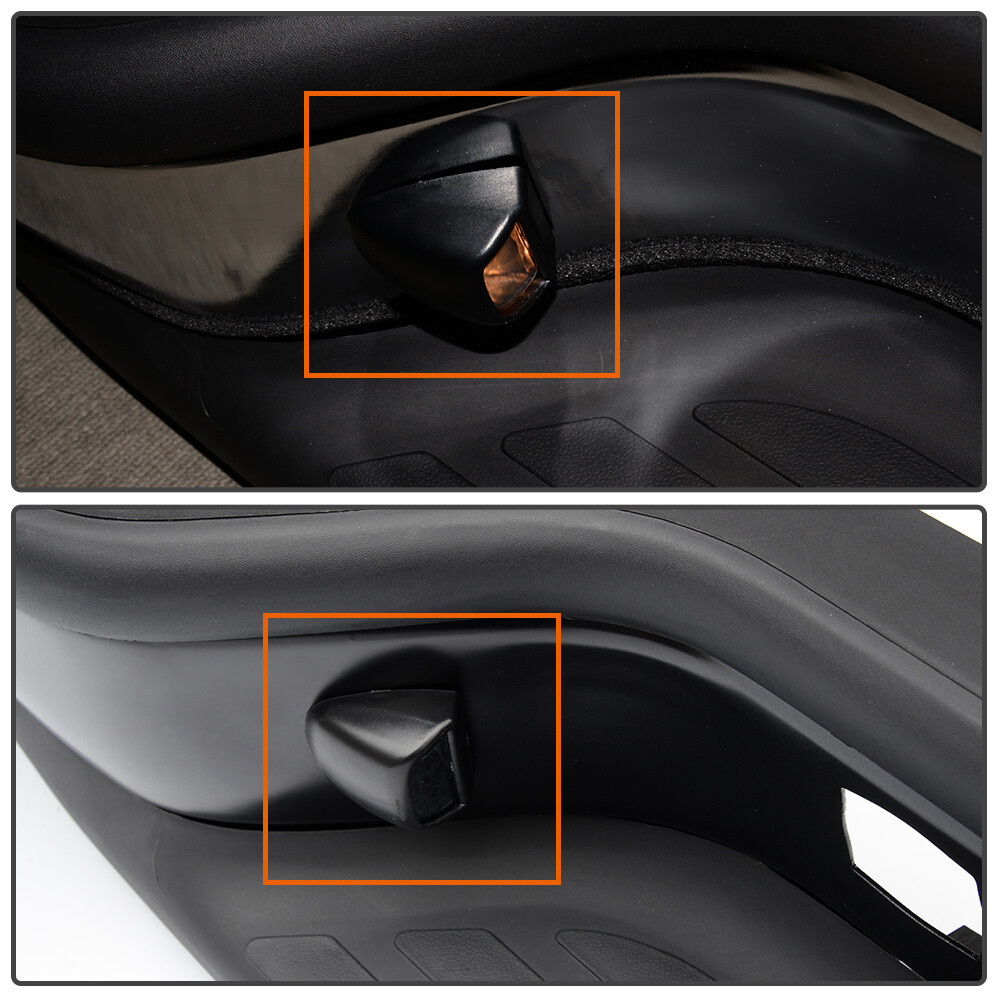 Rear Bumper License Plate Light Lens Pair Left Right Fit For Chevrolet Silverad