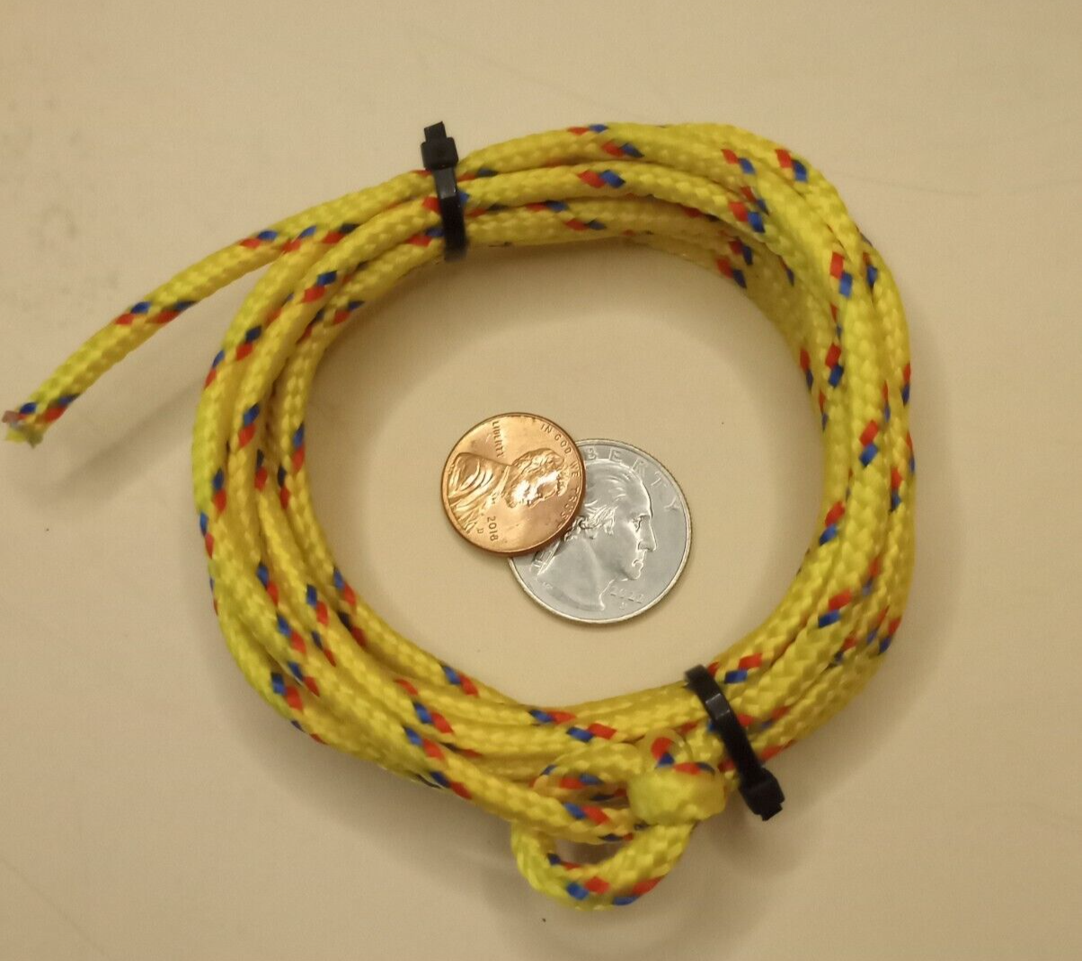X-SMALL LARIAT LASSO PRACTICE ROPE~ for Table Top "Original Cowboy Toy"