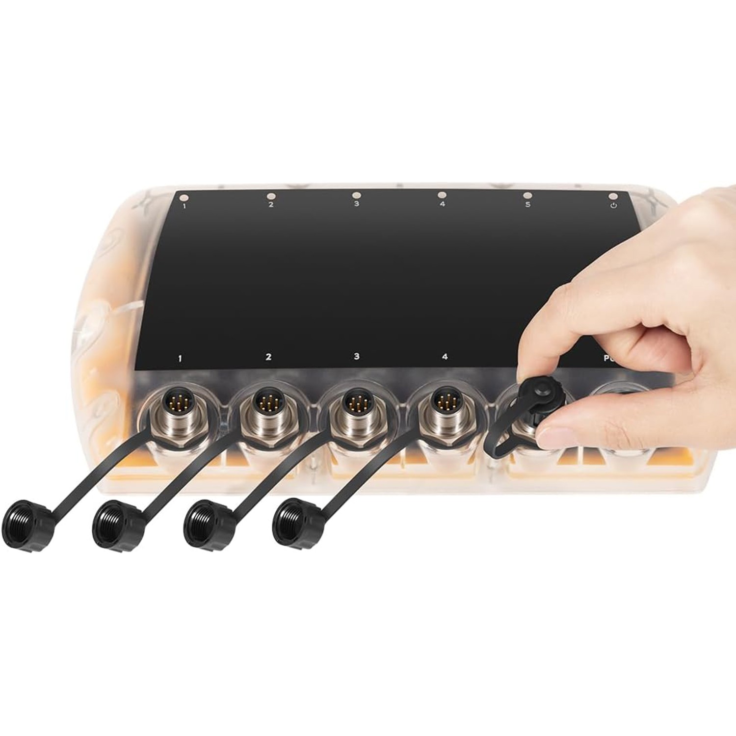 411850-1 5 Port Ethernet Switch for Humminbird AS ETH 5PGL, APEX, SOLIX, Helix