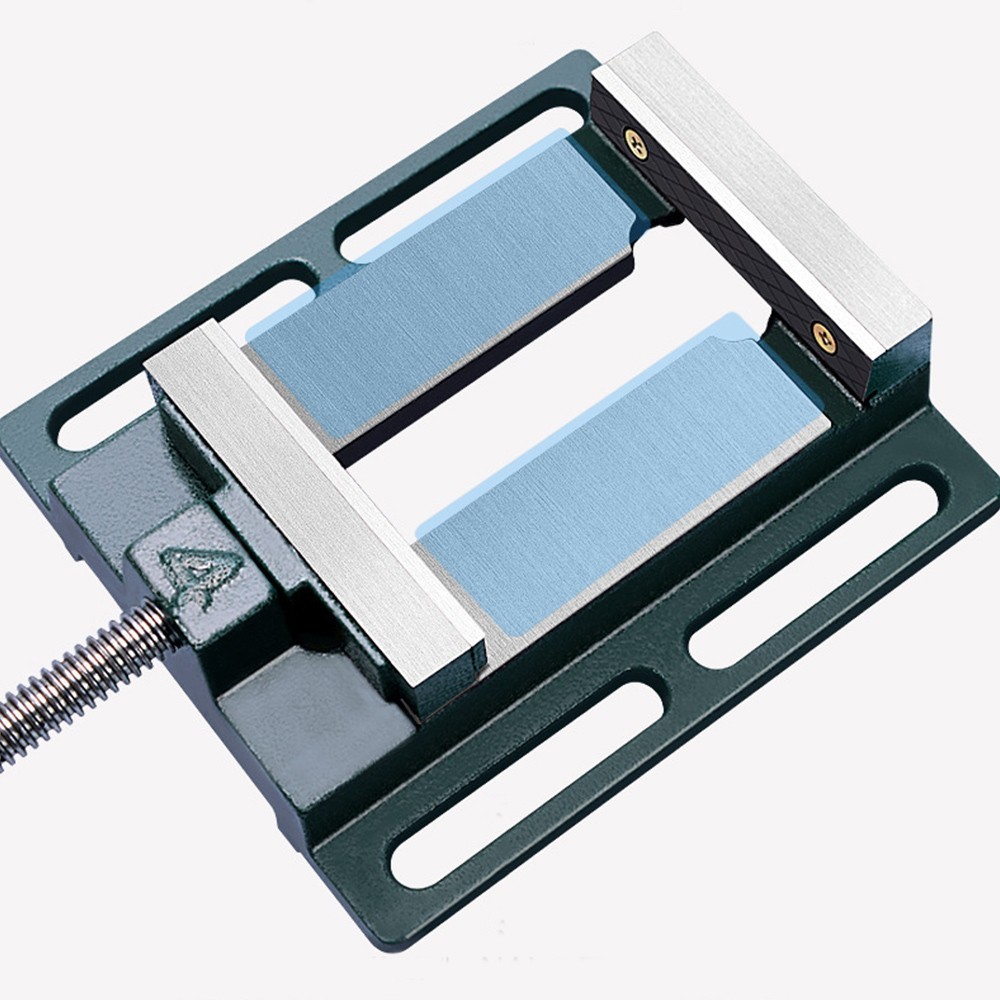 Heavy Duty 4 inch Bench Pillar Clamp Jaw Vice Vise Drill Press Machine Work