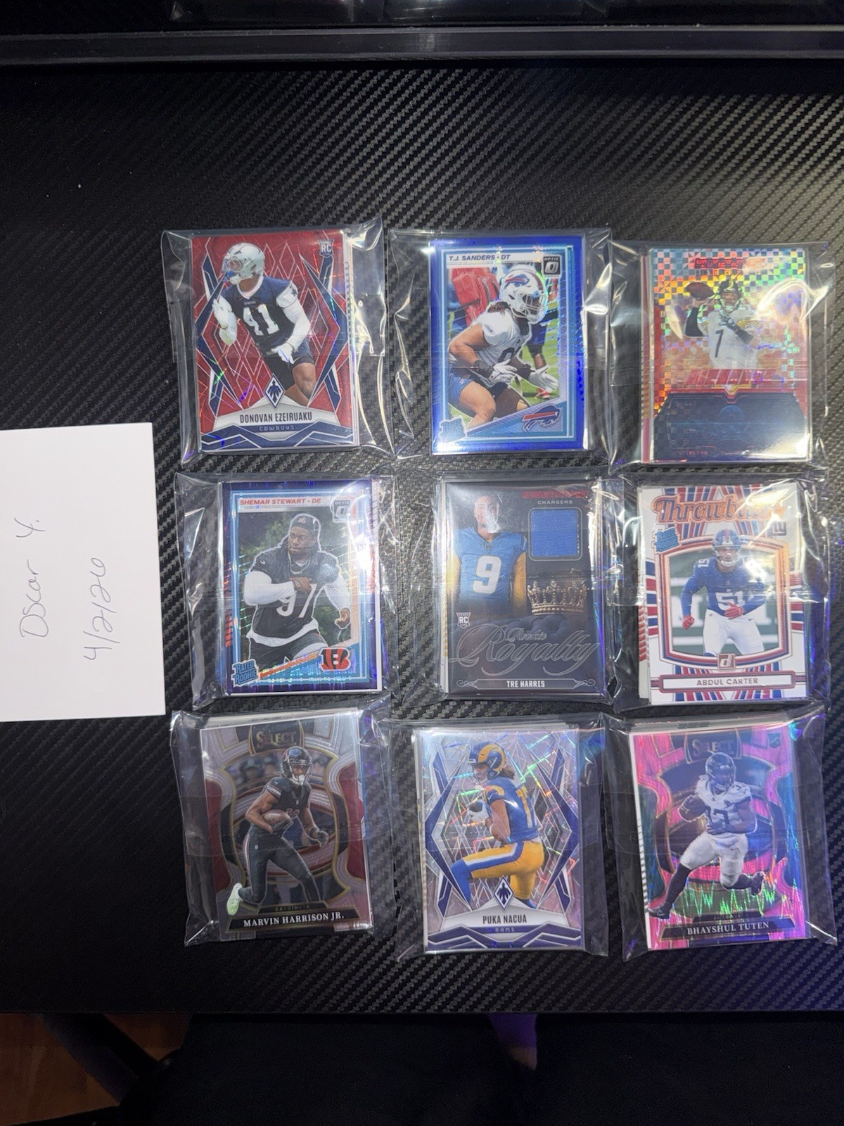 NFL Team Card Lots