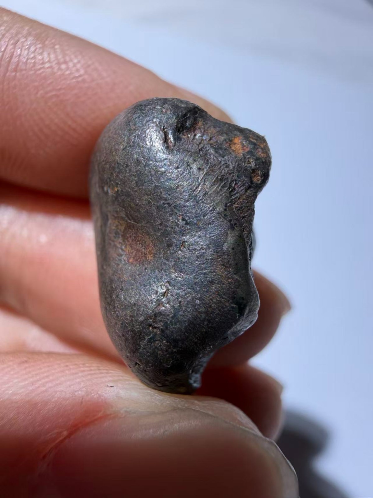 Sikhote-Alin Iron Meteorite 12g Very nice regularly shaped orientation