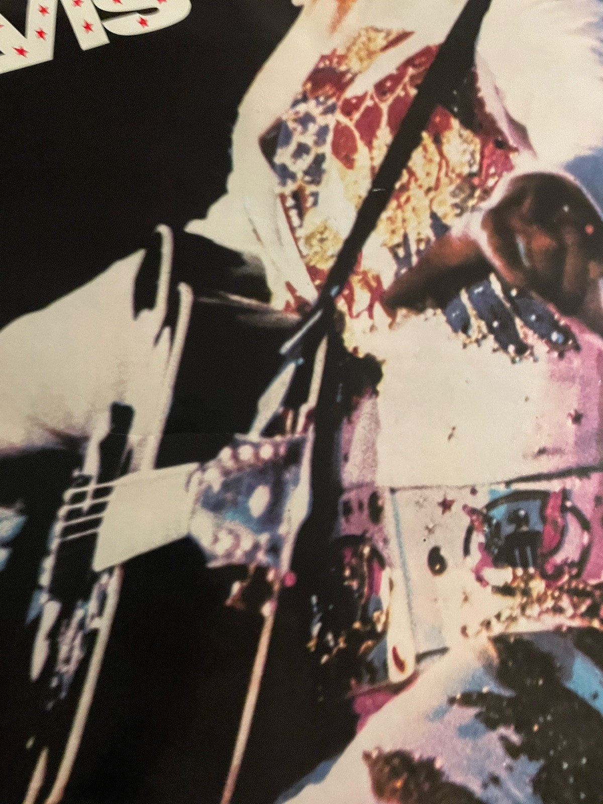 Elvis Poster 1972 Original Rare King of Rock & Roll 23” X 35”