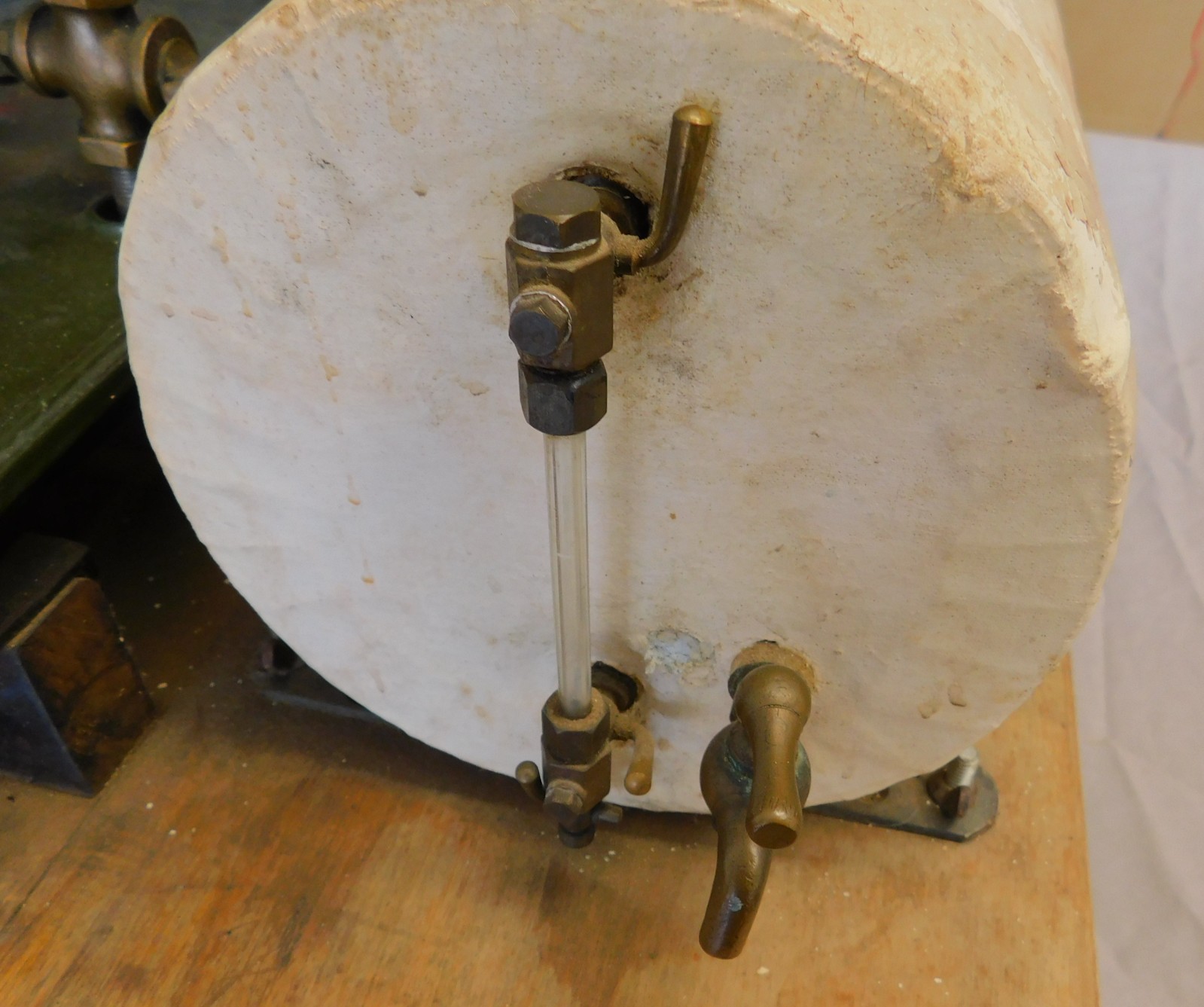 Cretors Steam Engine for Popcorn Machine c. 1900 Antique w/ Electric Water Tank