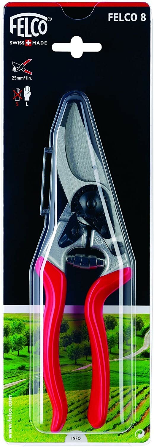 Felco 8 Ergonomic Model Bypass Pruning Shears Swiss Made Hand Pruner Shear F8