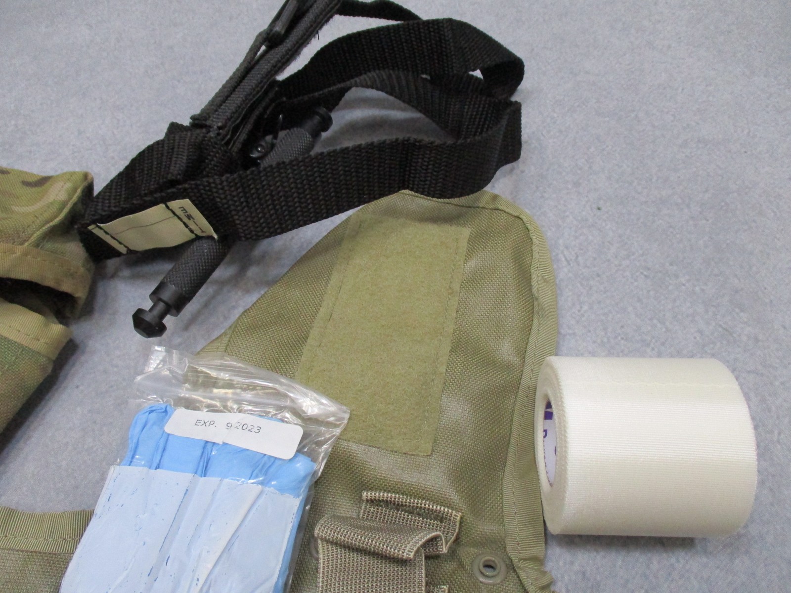 SEKRI IFAK First Aid Kit MultiCam Pouch SOF Tourniquet Trauma Bandage Gloves