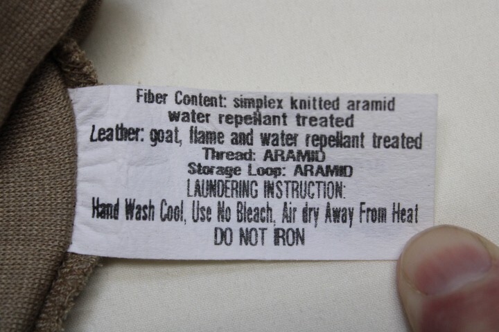 US Military USMC ANSELL HAWKEYE FROG COMBAT FR Flame Resistant GLOVES SZ L LARGE