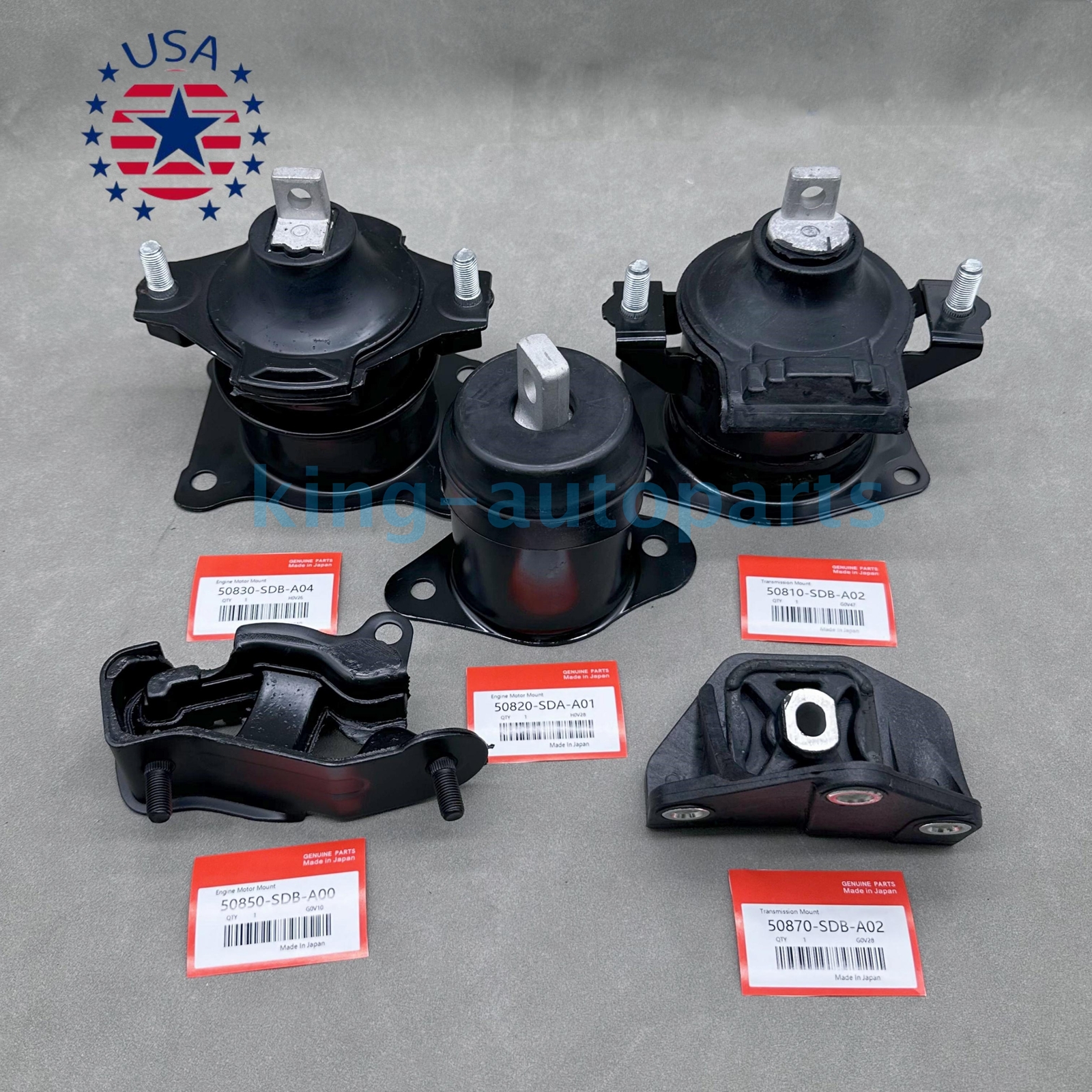 OEM! 5pcs Engine Motor & Trans Mount For Acura TL 3.2L 2004 2005 2006 Auto Trans