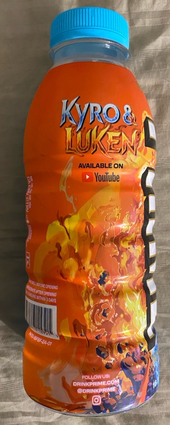 NEW LIMITED FROSTBITE FUSION PRIME HYDRATION DRINK 16.9 FL OZ KYRO & LUKEN