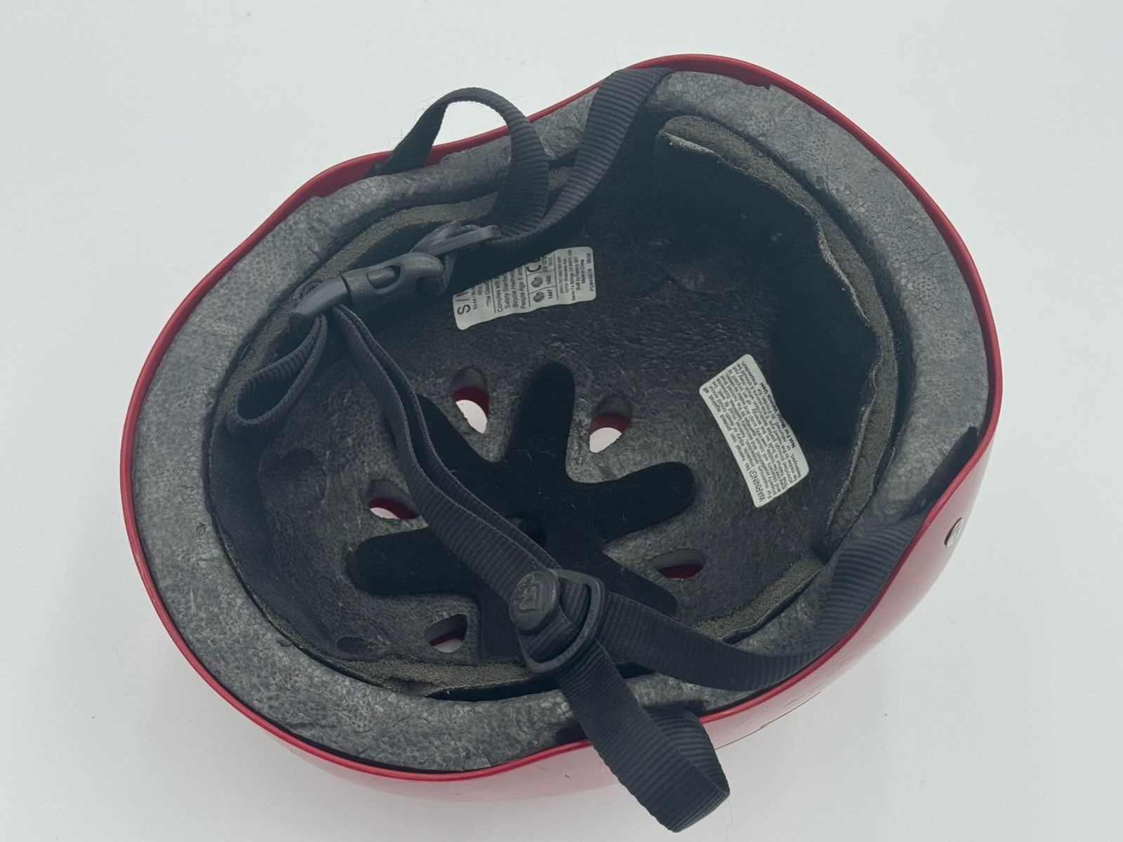 Pro-Tec "The Classic" Skate Red Skateboard Helmet Old School Size S/M 53-56 cm