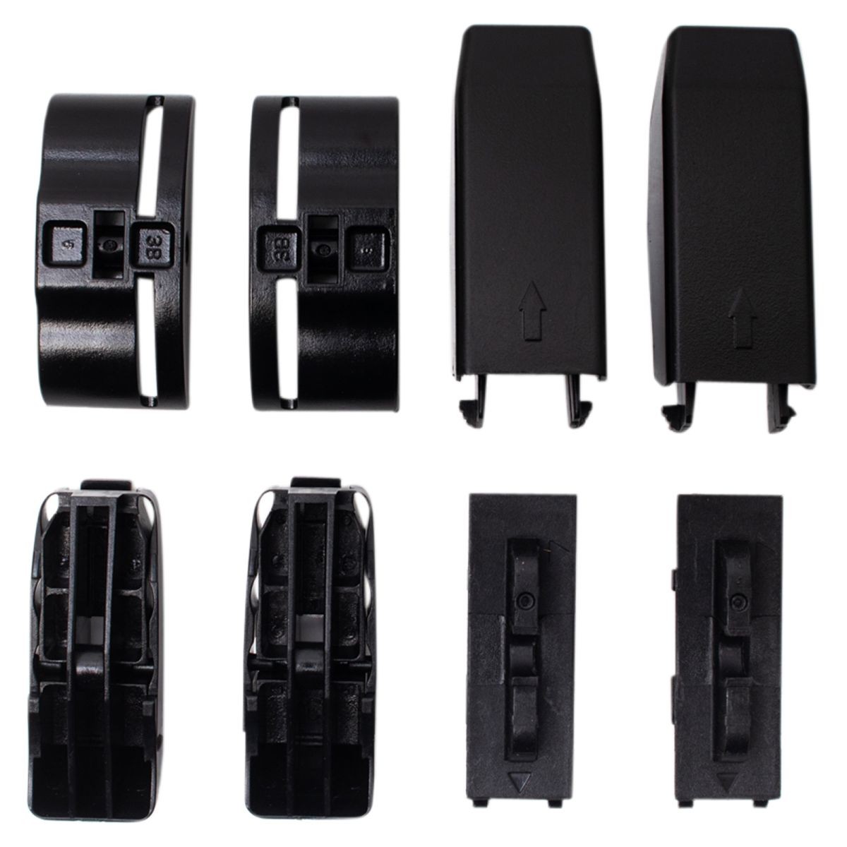 TRQ Wiper Arm And Blade Kit Fits 73-84 Chevrolet GMC